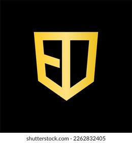 Abstract letters Logomonogram Vector business logo