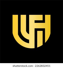 Abstract letters Logomonogram Vector business logo