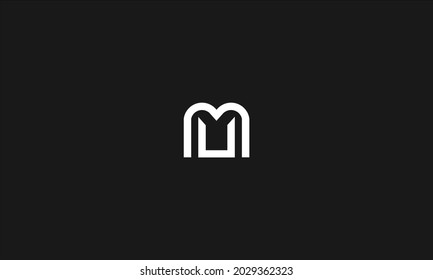 Abstract letters MU logo. This logo icon incorporate with abstract shape in the creative way.
