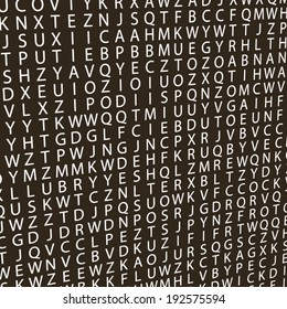 abstract letters pattern