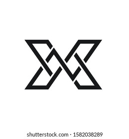 Abstract letters X/WMX/WM/MW for logo design inspiration
