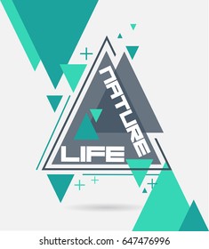 Abstract life and nature concept