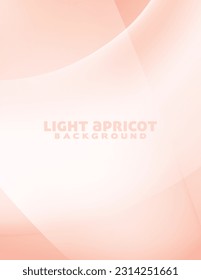 Abstract light apricot minimal background with rounded translucent shapes. Vertical vector graphic pattern