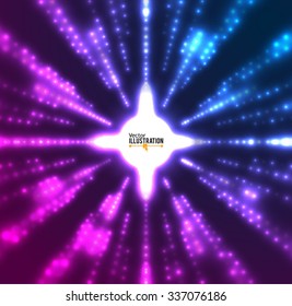 Abstract Light Background. Light Banner. Vector Illustration.