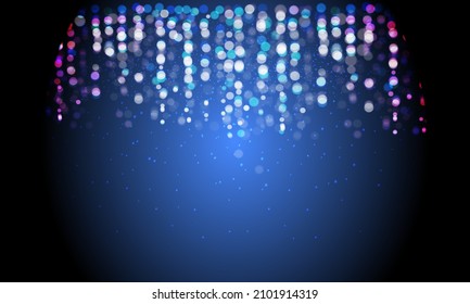 Abstract light background, bokeh light decoration