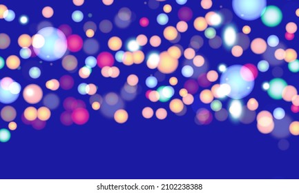 Abstract light background, bokeh light decoration