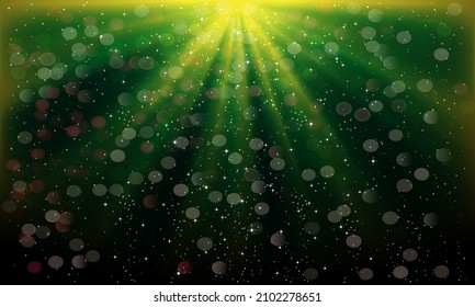 Abstract light background, bokeh light decoration