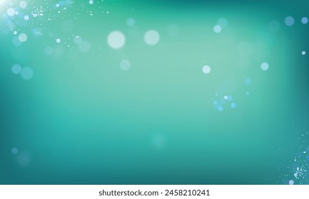 Abstract light background with bokeh effects.