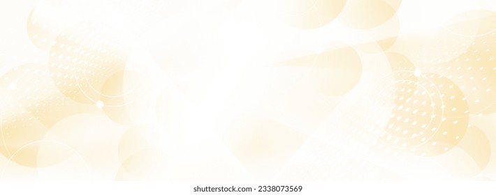 Abstract light background with circles and halftone dots. 
