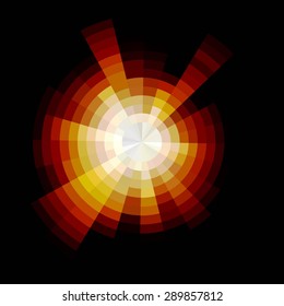 Abstract light background. Empty space. Vector illustration. red vector flash