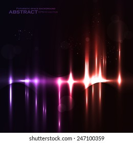 Abstract light background, futuristic vector illustration eps10