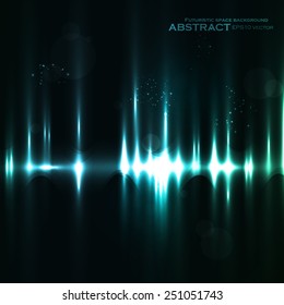 Abstract light background, futuristic vector illustration eps10