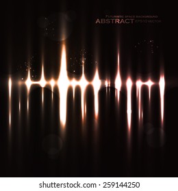 Abstract light background, futuristic vector illustration eps10