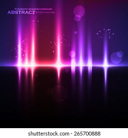 Abstract light background, futuristic vector illustration eps10