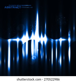 Abstract light background, futuristic vector illustration eps10