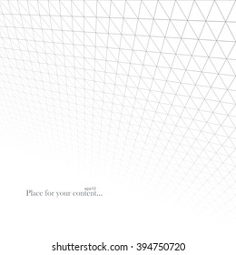 Abstract light background. Geometric grid infinite texture. Vector - esp10.