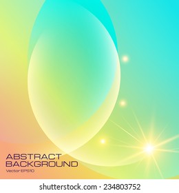 Abstract light background.The illustration contains transparency and effects. EPS10 