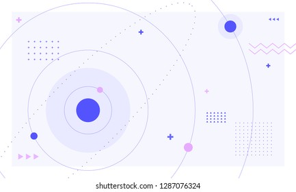 Abstract light background. The image of outer space. Concept art. Vector. Eps 10