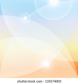 Abstract light background, lenses flare effect