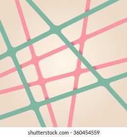 Abstract light background. Light background with lines. Art light background with overlapping stripes. Background with light stripes. Intersecting light tapes. Background light.