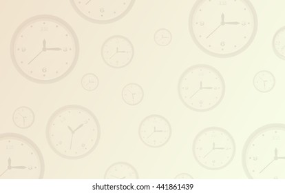 abstract light background for presentations, watch and clock
