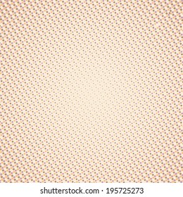 Abstract light background with small dots pattern in peach color