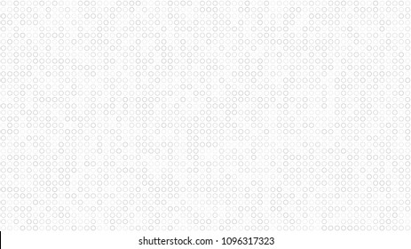 Abstract light background of small rings in white and gray colors.