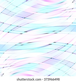 Abstract light background with smooth lines. Color waves, pattern, art, technology wallpaper, technology background.  Vector illustration
