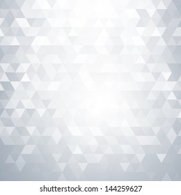 Abstract light background with triangle shapes