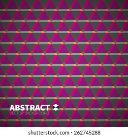 Abstract light background with triangle shapes