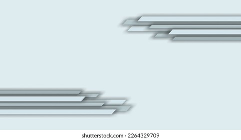 Resumen de fondo claro con rayas geométricas blancas. Fondo para postales y banners, para publicidad y negocios, carteles, sitios web y portadas, ilustración vectorial para diseño gráfico