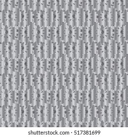 Abstract light background. White geometric 3d pattern. Gear wheel, cog-wheel,  driver pinion, pinion,  sprocket, Vector design.