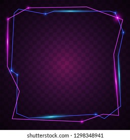 Abstract light banner