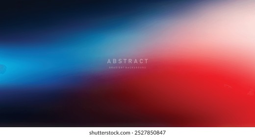 Abstract Light black, Blue  red and white color vector banner. gradient  pattern. Blurred light fuzz colorful gradient background. Vector soft horizontal backdrop