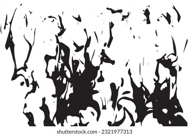 Abstract light black watercolor background, fire flame like black texture with white background