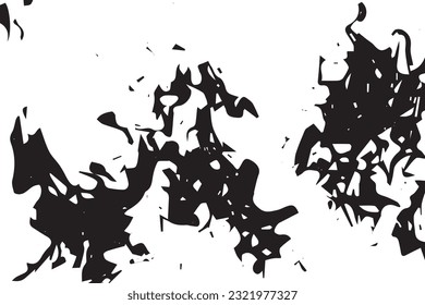 Abstract light black watercolor background, fire flame like black texture with white background