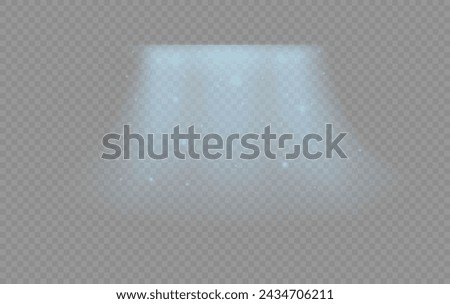 Abstract light blowing effect from air conditioner, air purifier or humidifier. Air conditioner with cold wind effect. Wind Wave Effect. Realistic movement of a thin stream of water