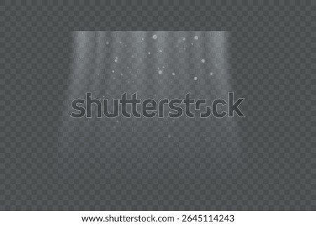 Abstract light blowing effect from air conditioner, air purifier or humidifier. Air conditioner with cold wind effect. Wind Wave Effect. Realistic movement of a thin stream of water