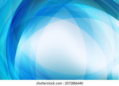 Abstract light blue background. Bright wavy background for presentation, design element. Stock vector illustration.