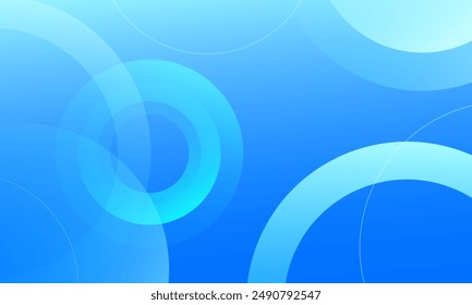 Abstractas fondo azul claro con círculos. Vector Eps10