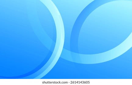 Abstract light blue background with circles. Eps10 vector