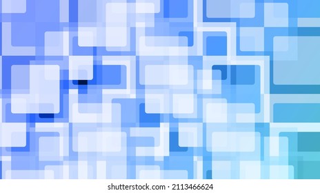 The abstract light blue background consists of a rectangle.
