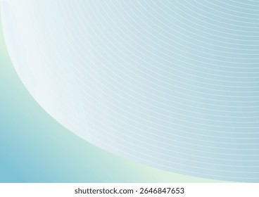 abstract light blue background with curved lines
