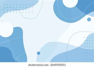 Fondo azul claro Abstractas con Formas y líneas fluidas