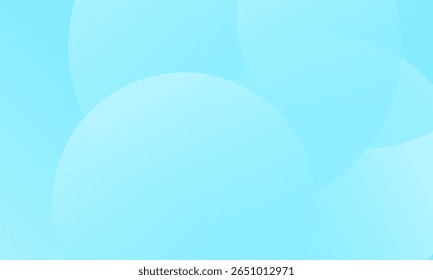 Abstract light blue Background with Geometric Circular Overlapping Patterns. modern trendy design in Vector Illustration