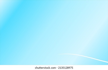 Abstract light blue background. Light blue Gradient background with white lines and waves.