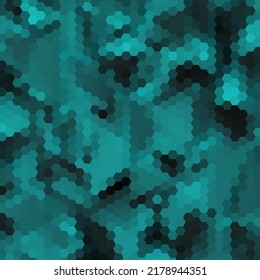 Abstract light blue background with hexagon on back. Medcical technology concept for health presentation template of power point. Biology and chemistry science background on clear blank space.