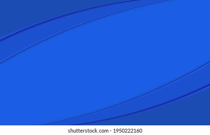 Abstract light blue background with paper waves for banner