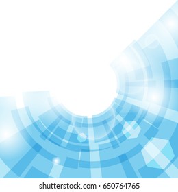 Abstract light blue background. Scientific or business concept. Vector illustration
