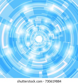 Abstract light blue background. Scientific or business concept. Vector illustration